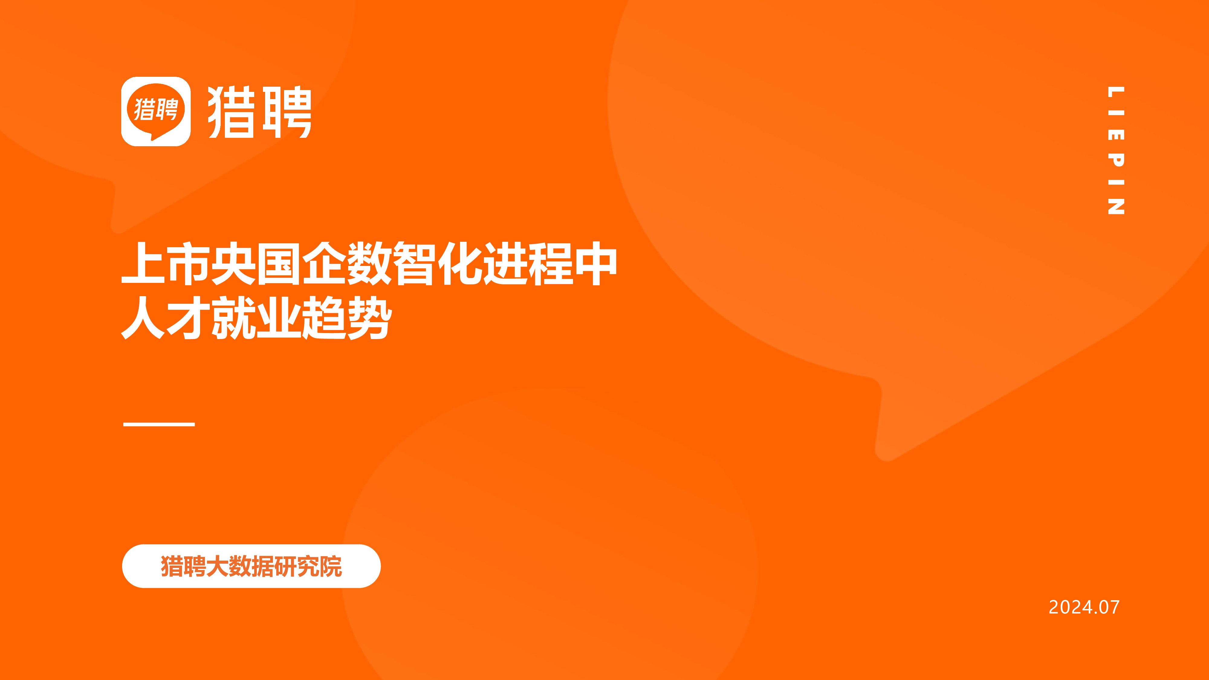 猎聘2024上市央国企数智化进程中人才就业趋势48页